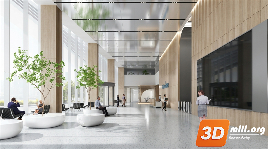 Lobby front desk Skp Files 